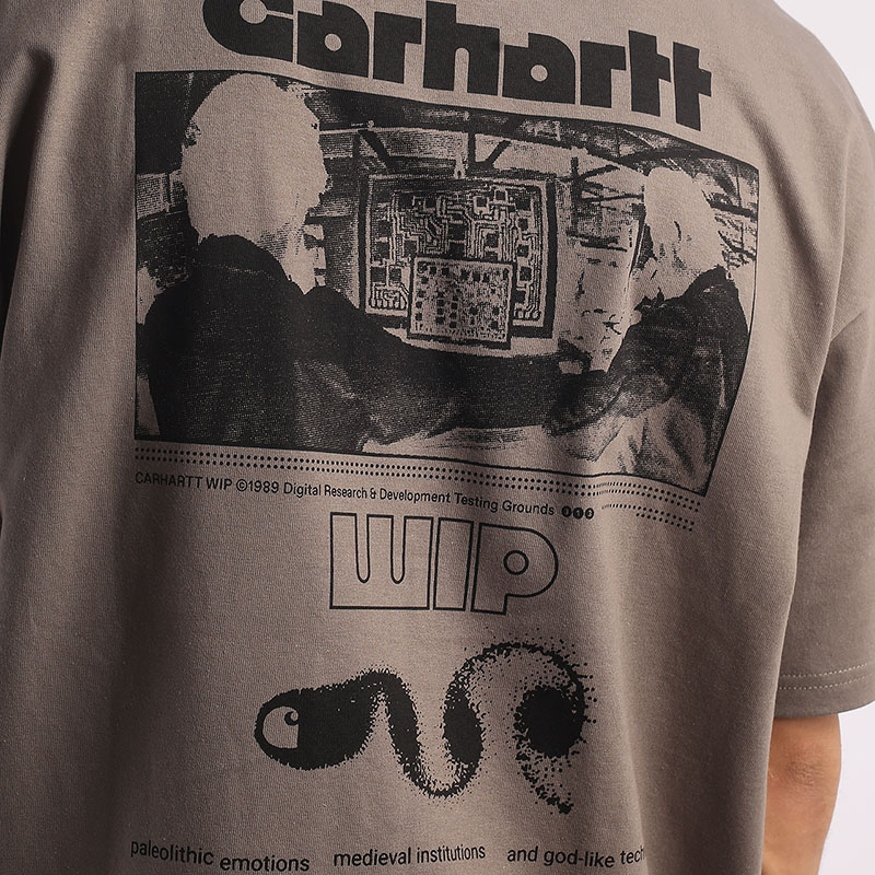 мужская коричневая футболка Carhartt WIP S/S Innovation Pocket T-Shirt I031770-teide - цена, описание, фото 5
